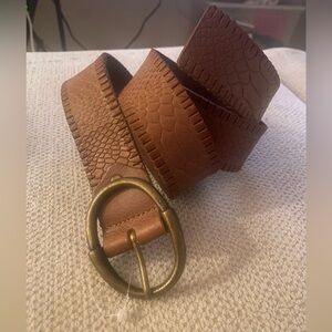 Colin’s Exotic Snake Embossed Textured Genuine Leather Belt size L